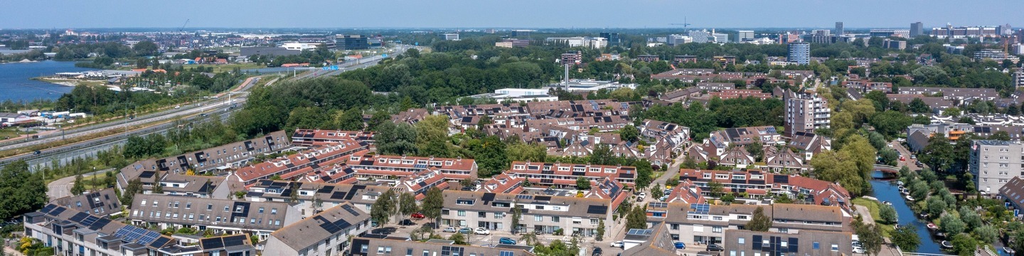 luchtfoto van de Stevenshof