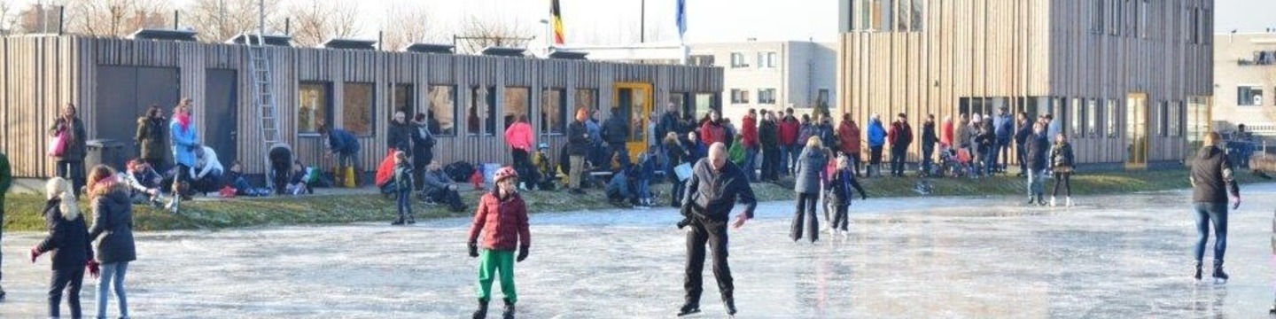 Schaatspret op ijsbaan Stevenshof 