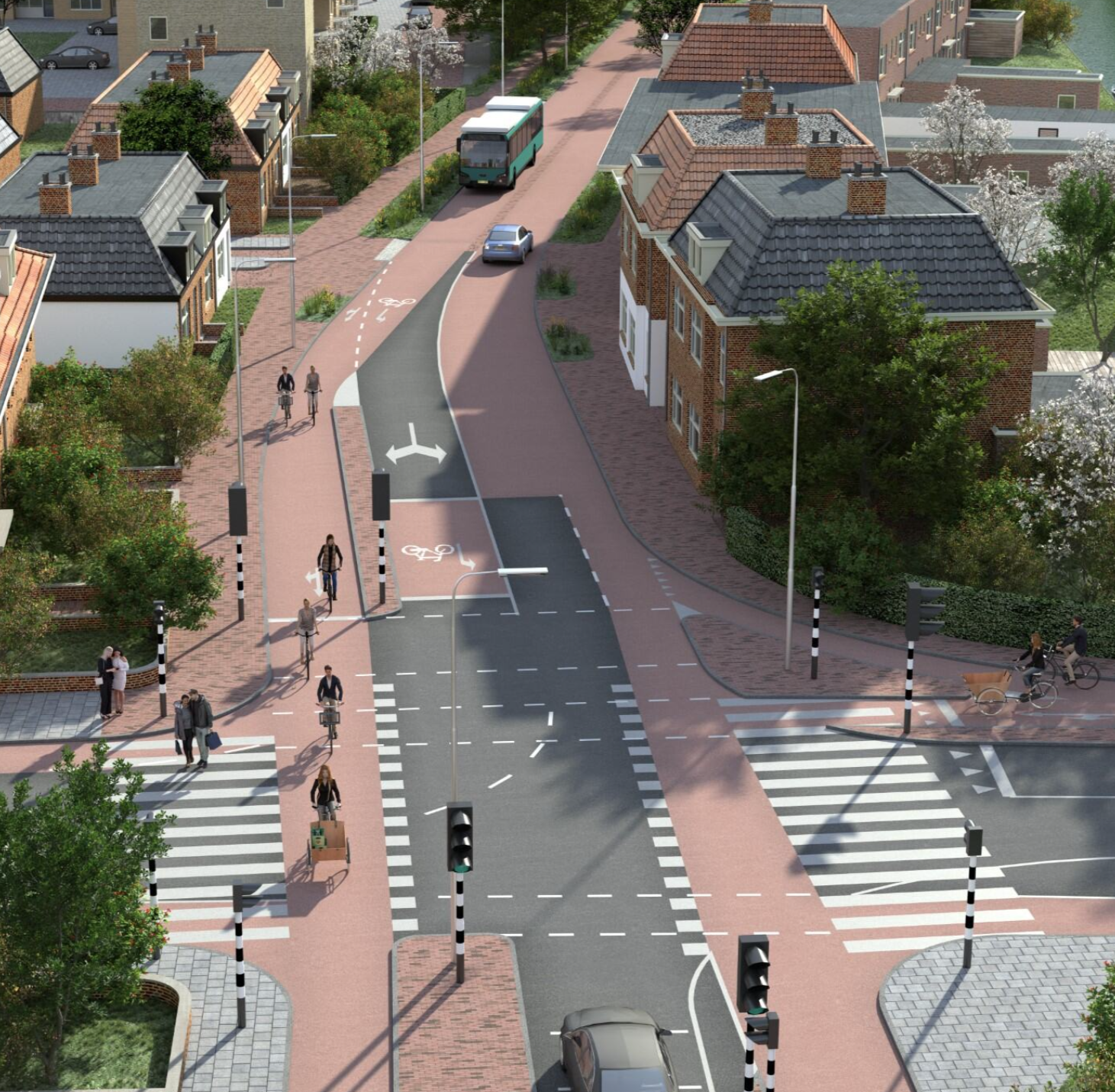 Kruispunt Sumatrastraat